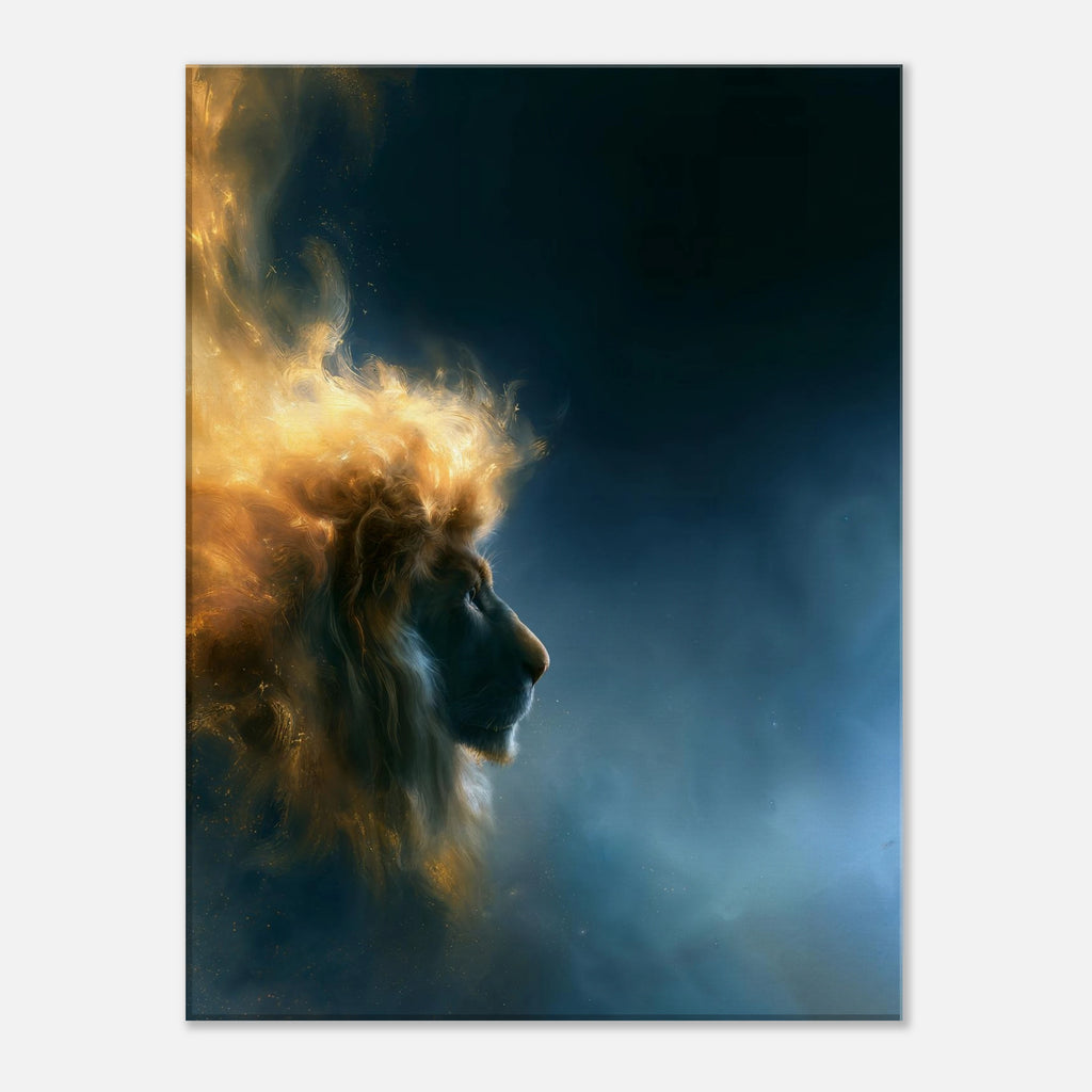 The Quiet Sun — Leo Zodiac Canvas Wall Art