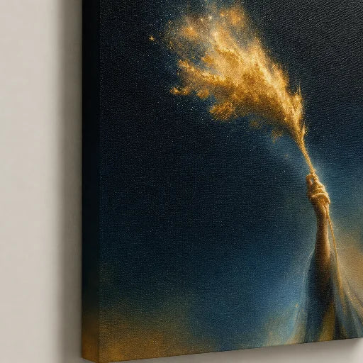 The Quiet Harvest — Virgo Zodiac Canvas Wall Art